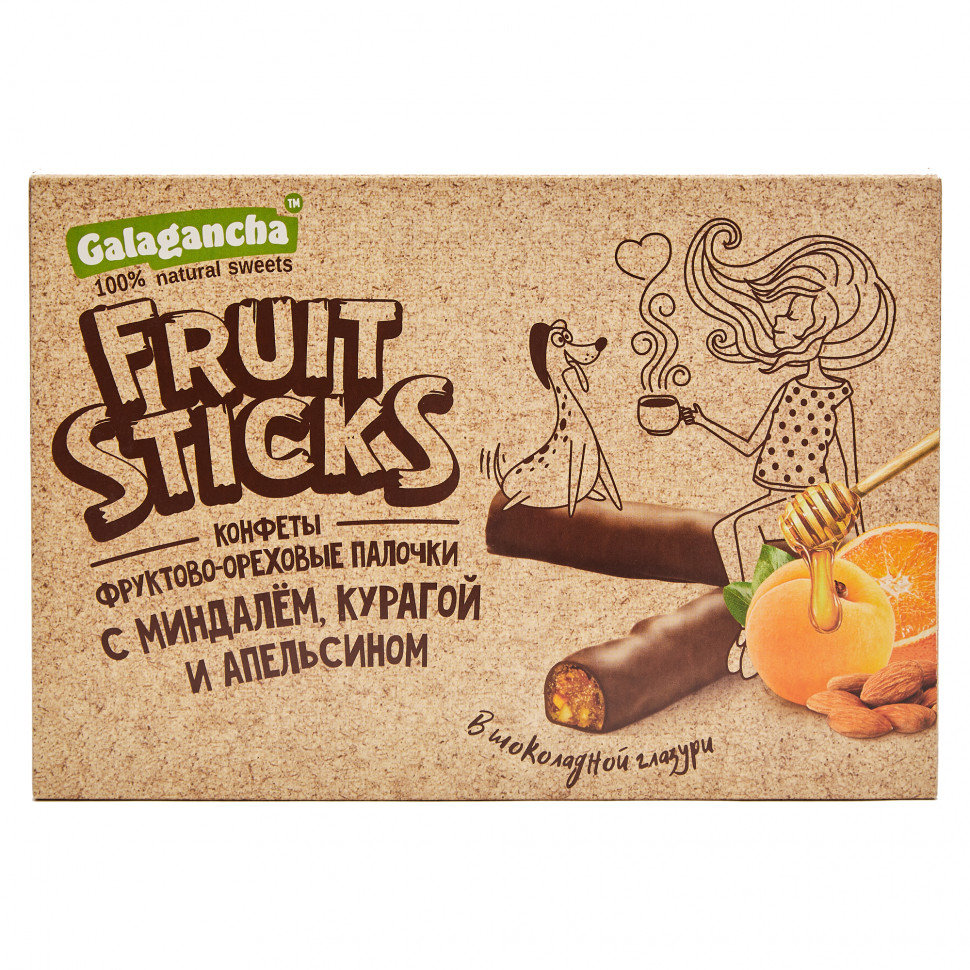  Берестов КРАФТ Fruit Stiсks с курагой и миндалем, 175г   в Горно-Алтайске