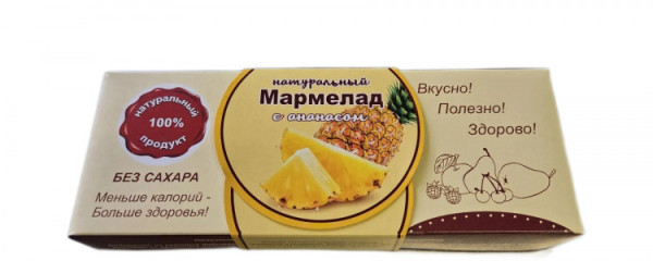 №2 Мармелад натуральный "Ананас" 140г  в Горно-Алтайске