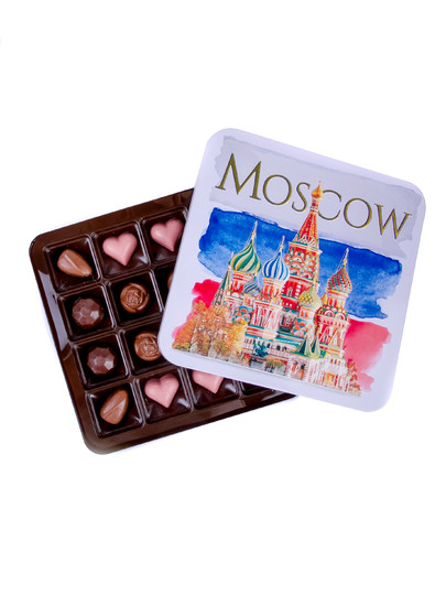  TM LORD Конфеты шоколадны MOSCOW(металлическая коробка)195г) в Горно-Алтайске