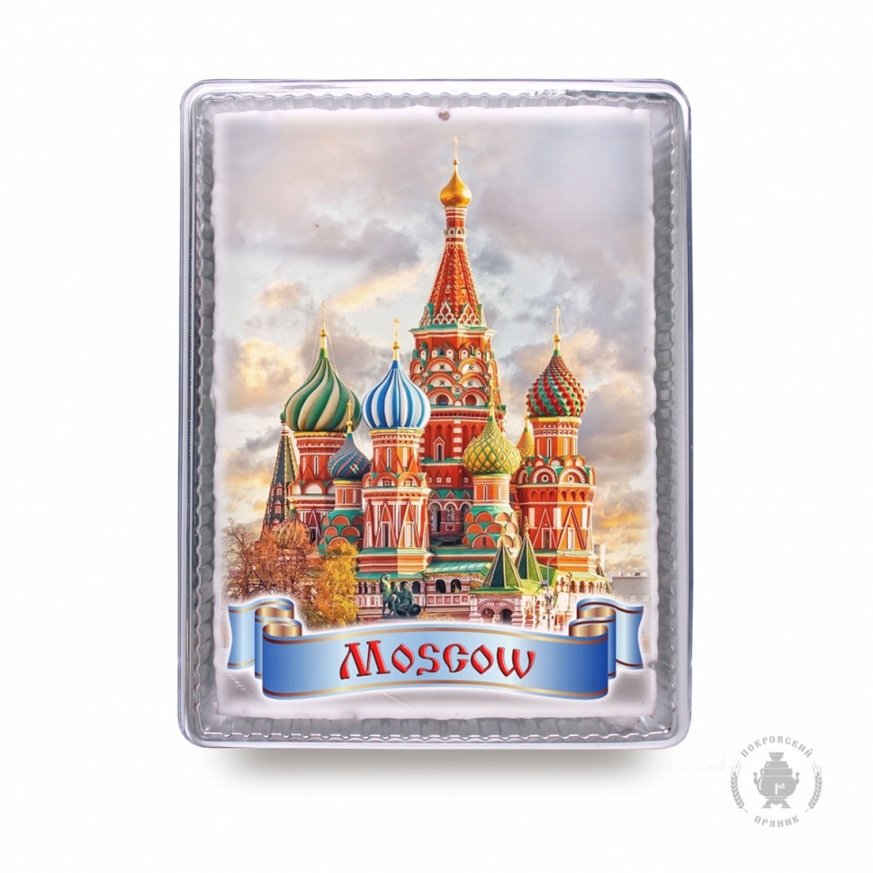  Пряник 600г MOSCOW с фотопечатью (в подарочной пластиковой упаковке)  в Горно-Алтайске